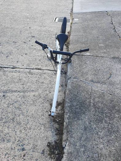childs trailer training bike