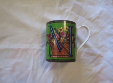 SPODE alphabet mug     letter  M