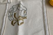 Embroidered Christmas napkins x 4