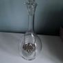 Hand blown vintage glass decanter with gin tag Image 8