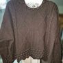 Vintage Golden Spiderweb Irish Handknit Bobble Jumper, AV Image 2