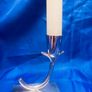 Silver plated candle holders Image 3