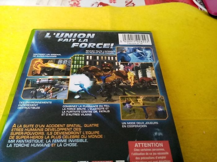 Fantastic 4 Xbox Original Games Game
