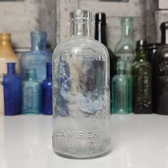 406 - Vintage Listerine Lambert Collectible Decorative Bottle