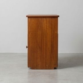Pair of MCM Retro Teak Bedside Lockers