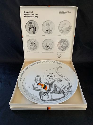 Rosenthal limited edition satire plate