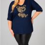 Fab Tunic Top with Sparkly Gems size 20/22 Image 3