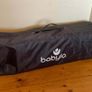 Babylo Travel Cot with Carry Bag | Black & Grey Image 5