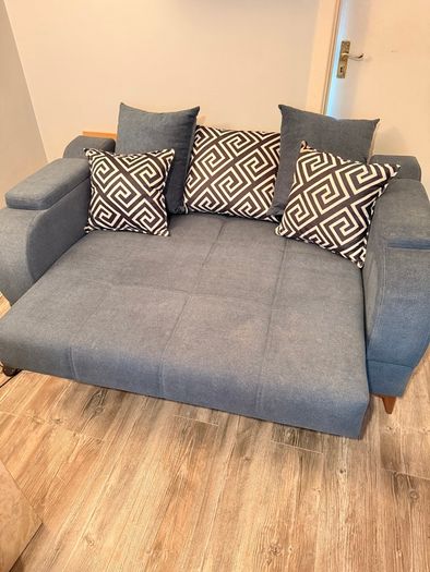 Pull out sofa with storage