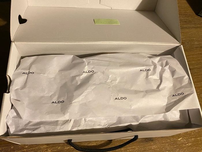 Brand New Aldo Office Brown Leather Woman Shoes