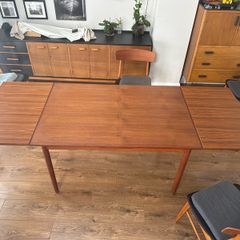 Mid Century Dining Suite: 6 Farstrup Chairs + Extendable Table + Sideboard