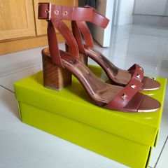 Ted Baker block heel sandals, leather, excellent condition