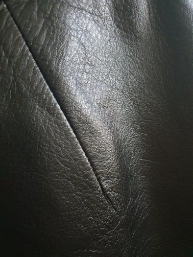 GIORGIO MOBIANI Black Leather Skirt With Pockets