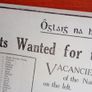 Irish Army 1923 Recruitment Notice Poster Ireland Image 2