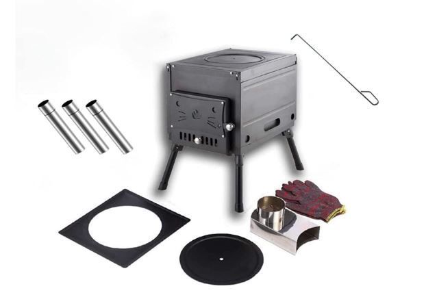 Camping Stove Cast Iron Hot Tent Wood Stove