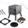 Camping Stove Cast Iron Hot Tent Wood Stove Image 6
