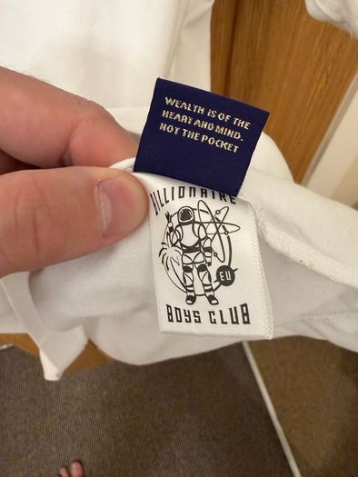 Billionaire Boys Club White Cotton Tee T-Shirt L