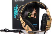 Gaming Headset for New Xbox One PS4 PC Laptop, 3.5mm Over Ear Gaming Headphones with Mic and Volume Control for Nintendo Switch Game.