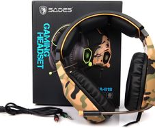 Gaming Headset for New Xbox One PS4 PC Laptop, 3.5mm Over Ear Gaming Headphones with Mic and Volume Control for Nintendo Switch Game.