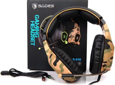 Gaming Headset for New Xbox One PS4 PC Laptop, 3.5mm Over Ear Gaming Headphones with Mic and Volume Control for Nintendo Switch Game.