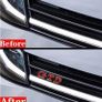 Metal Logo Car Stickers Decals Front Cover Grill Badge for Golf 2 4 5 6 7 8 Image 2