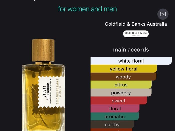 Goldfield and Banks Velvet Splendour 100ml