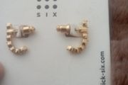 New gold plated earrings