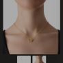 Lynott Textured Clover Necklace Image 4