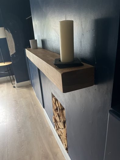 oak mantle