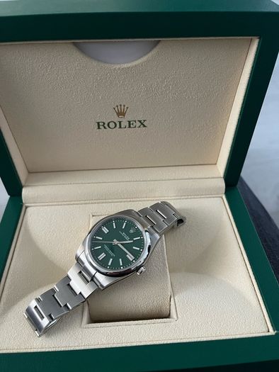 Rolex OP green 41m MINT condition