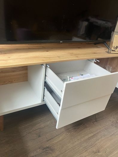 Wooden tv stand