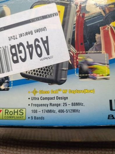 Uniden UBC72XLT Scanner. (free postage)