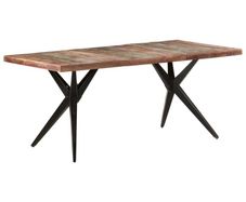 Dining Table 180x90x76 cm Solid Reclaimed Wood