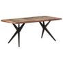 Dining Table 180x90x76 cm Solid Reclaimed Wood Image 5