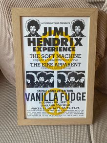 Jimi Hendrix / Eire Apparent poster in Frame