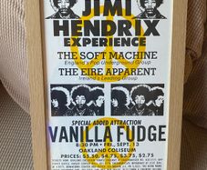 Jimi Hendrix / Eire Apparent poster in Frame