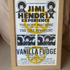 Jimi Hendrix / Eire Apparent poster in Frame