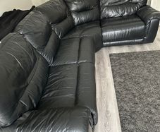 Leather Recliner Sofa