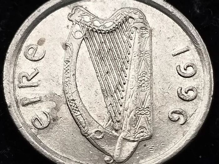 [#2096] - Ireland 1996 | ERROR | Irish 5p | 5 Pence | KM.28