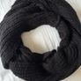 Snood - Black Knitted with Sequins Image 8