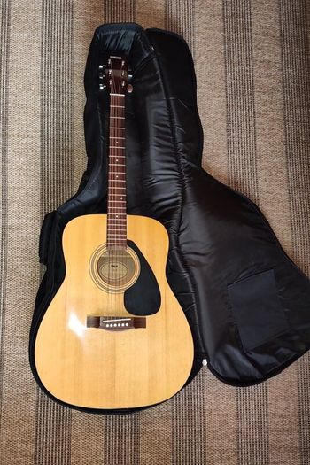 Yamaha F310 acoustic guitar + TKL HD gig bag