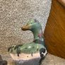 Decorative ceramic mallard duck figurines PAIR Image 2