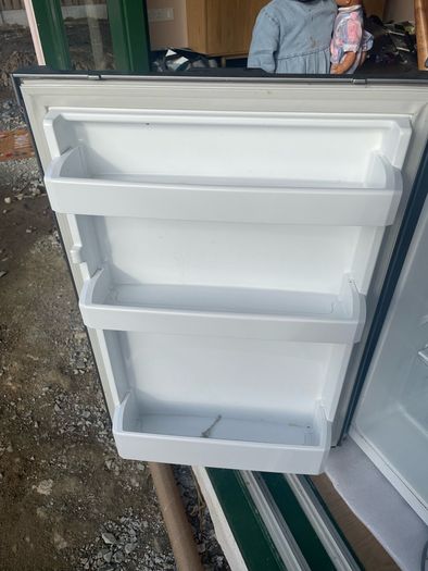 Beko undercounter fridge silver