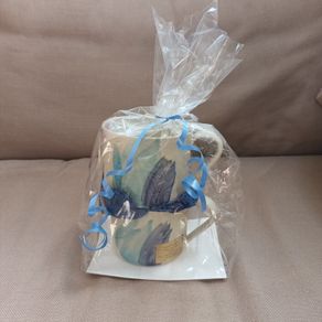 Handmade ceramic mugs gift set