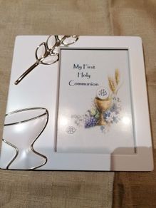 Beautiful First Holy Communion photo frame