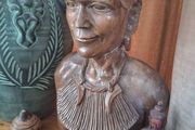 Very large Tribal Igorot carved Bust