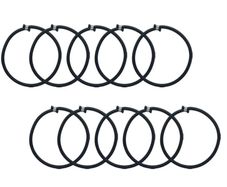 10 Pieces Trampoline Rebounder Elastic Rope Bungee Cord Aluminum Buckle Heavy Duty Stretch