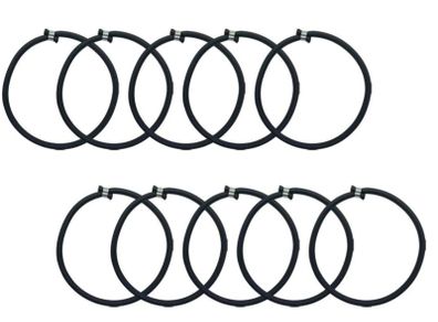 10 Pieces Trampoline Rebounder Elastic Rope Bungee Cord Aluminum Buckle Heavy Duty Stretch