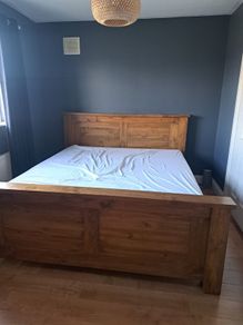 SuperKing Oak Bed
