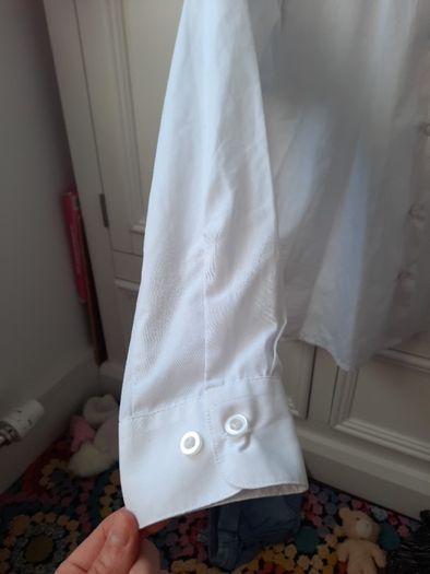 Boys white shirt David Luke like new size 9-10 years